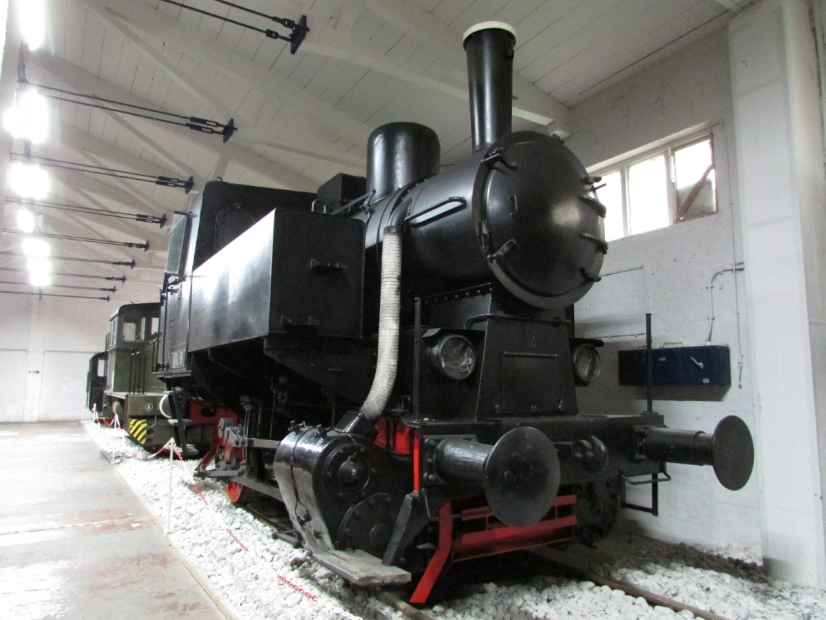 Dampflok KDL 8 im Technik Museum Prora am 16.Okt.2013