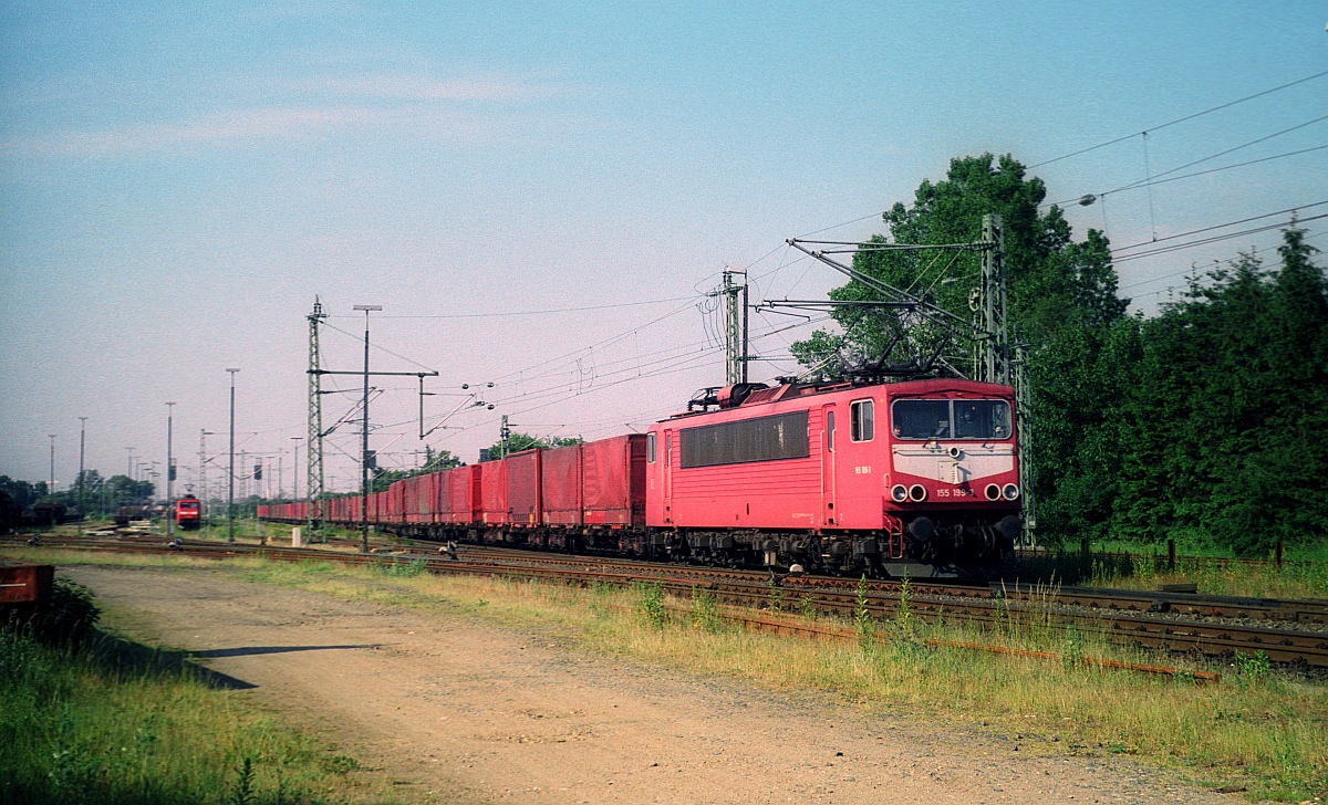 DB 155 199-3 Flensburg-Weiche 20.06.2000 M.S/D.S