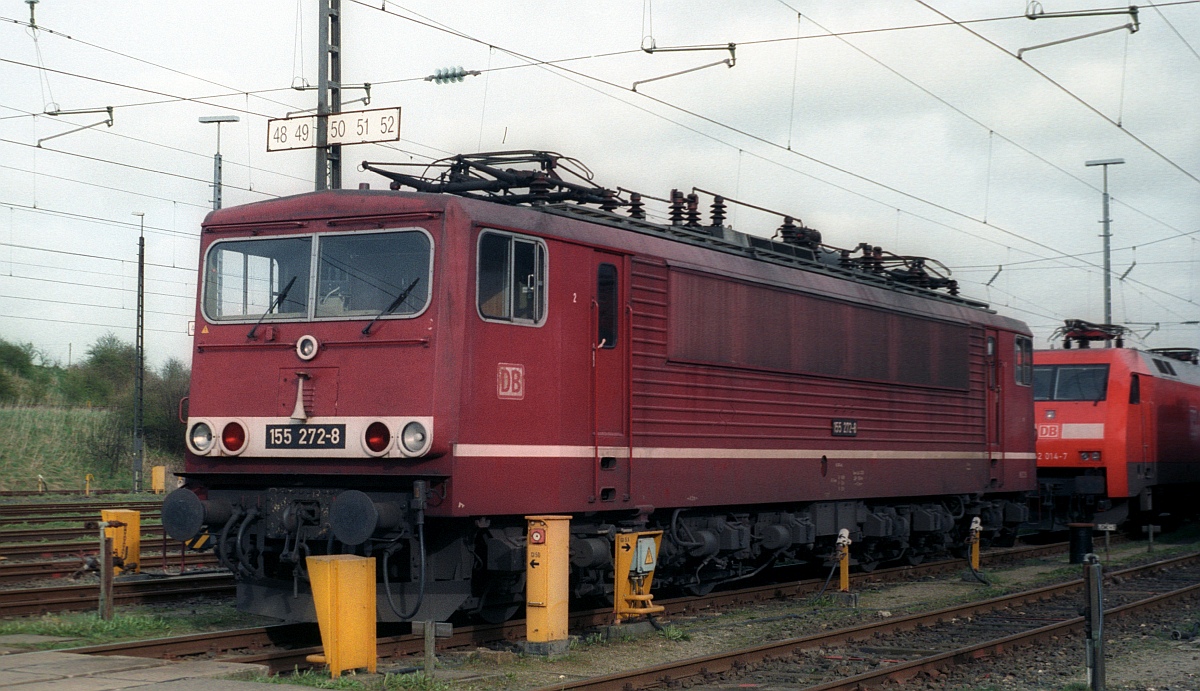 DB 155 272-8, Bw Flensburg-Peelwatt, 18.04.1999 M.S/D.S