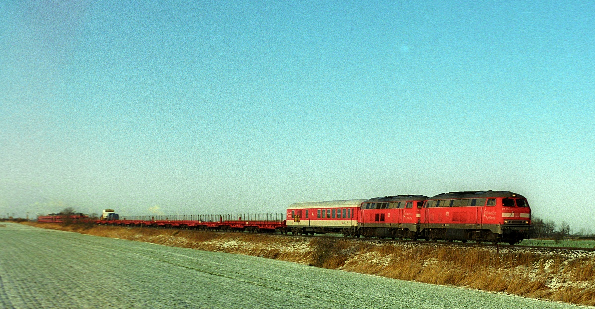 DB 215 904 + 903 Südergotteskoog 17.12.2005