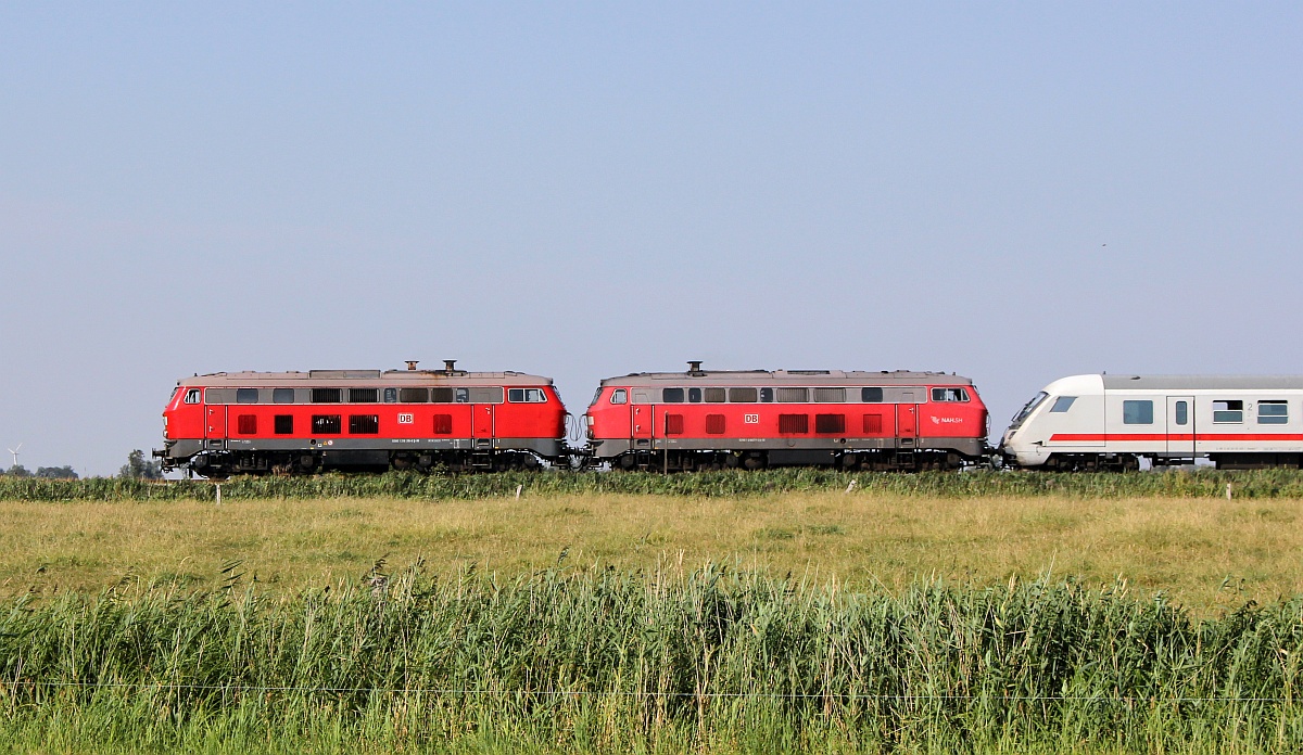 DB 218 315 und 470.....Hörn 28.07.18