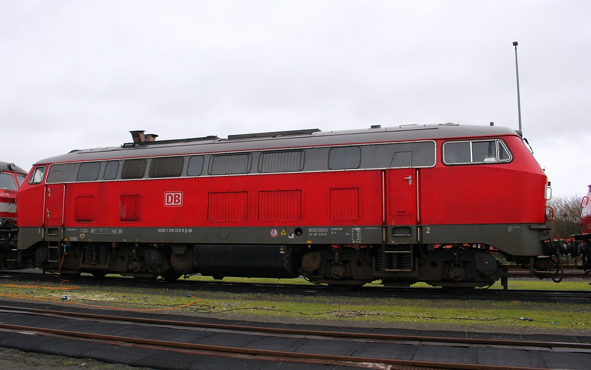 DB 218 322-6(REV/HB X/23.03.10, Verl/ANB/16.02.18) Bw Niebüll 26.12.17