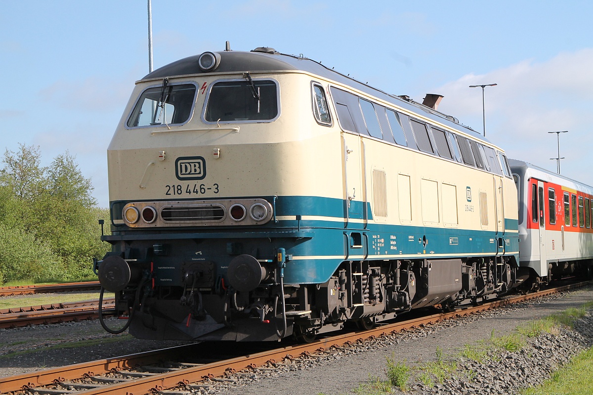 DB 218 446-3 Bw Niebüll 29.05.2021