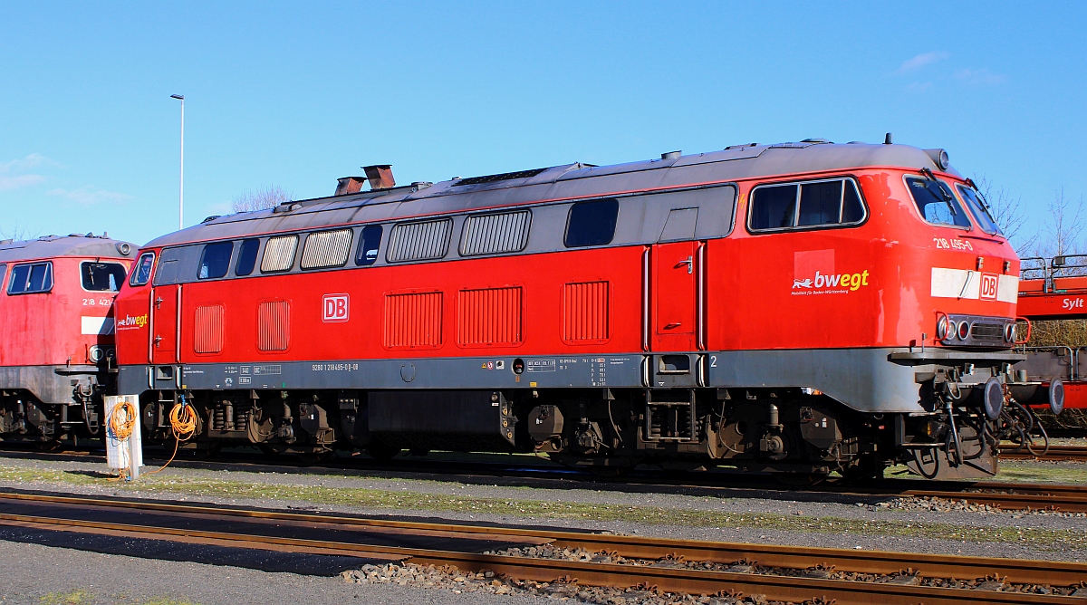 DB 218 495-0, REV/BCS X/09.11.20, Niebüll Bw, 26.02.2022