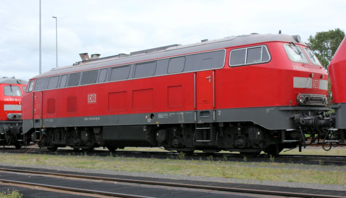 DB 218 832-4(ex DB 218 357 REV/HB X/12.12.13, Verl/BRBG A/....). Niebüll 01.09.2019