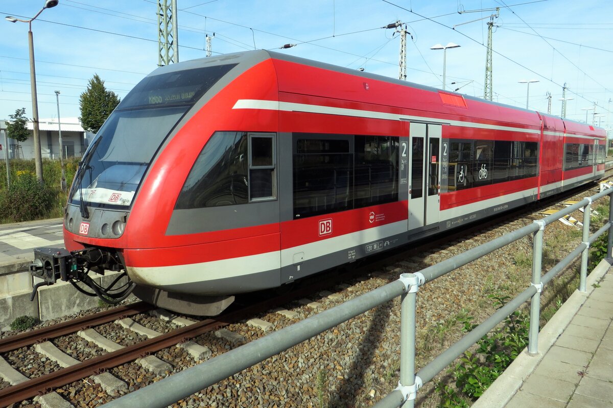 DB 646 005 steht am 17 September 2016 in Angermünde.