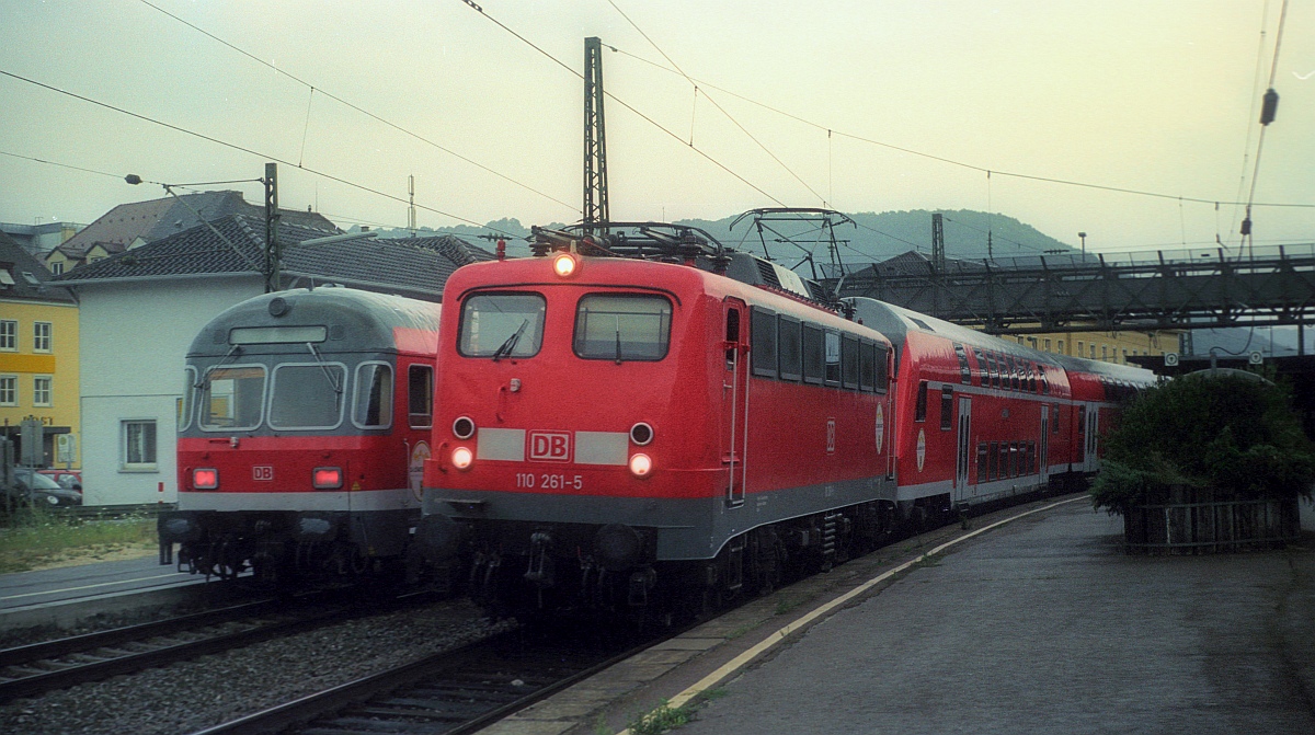 DB E10 261 / 110 261-5 Geislingen 24.07.2003 (D.S)