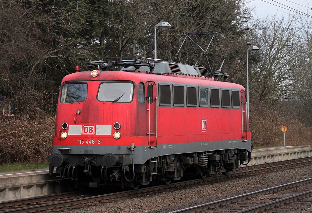 DB E10 448/ 110 448-8/ 115 448-3 auf dem Weg nach Flensburg, Schleswig 14.04.2013