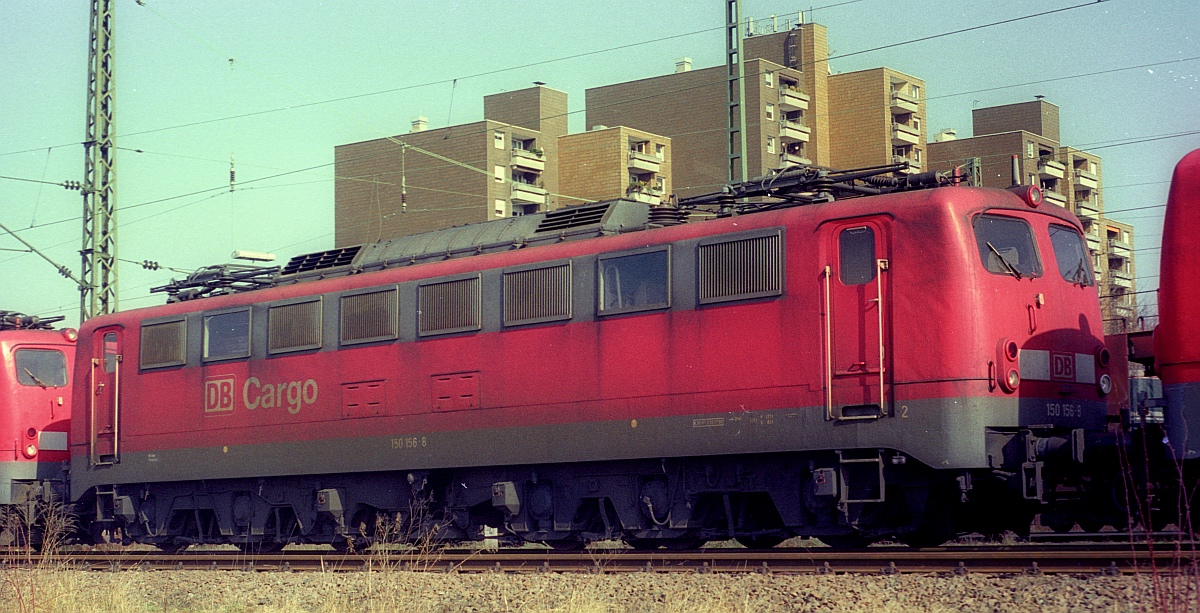 DB E50 156 / 150 156-8 Bw Kornwestheim 16.03.2003 (D.S)