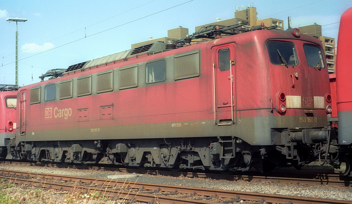 DB E50 160 / 150 160-0 Bw Kornwestheim 28.07.2003 (D.S)