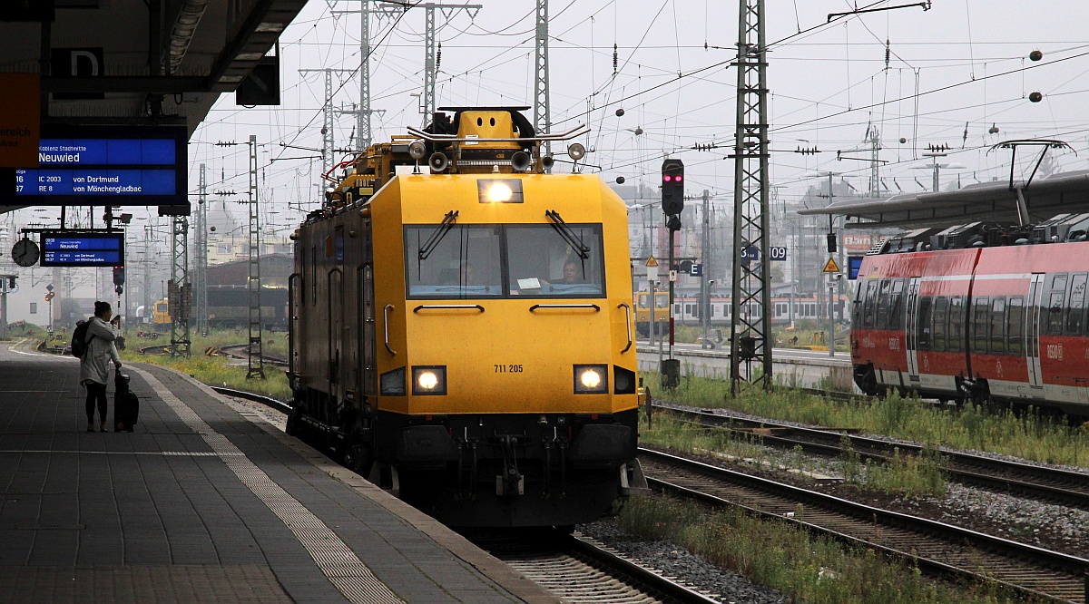 DB Netz 711 205/9136 005-2 Koblenz Hbf 13.09.2021