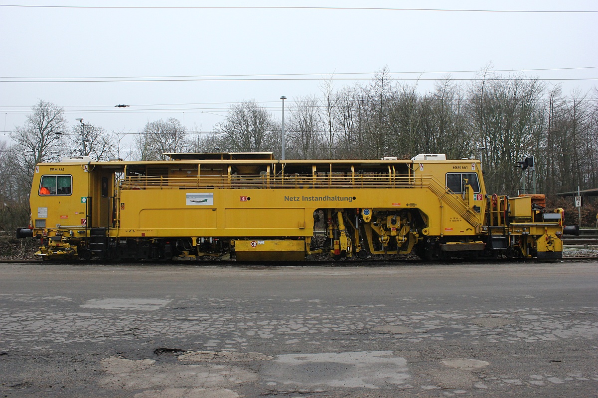 DB Netz Instandhaltung SSM 661/08-275  Sprinter  (97 43 52 007 17-2) Jübek 03.02.17 