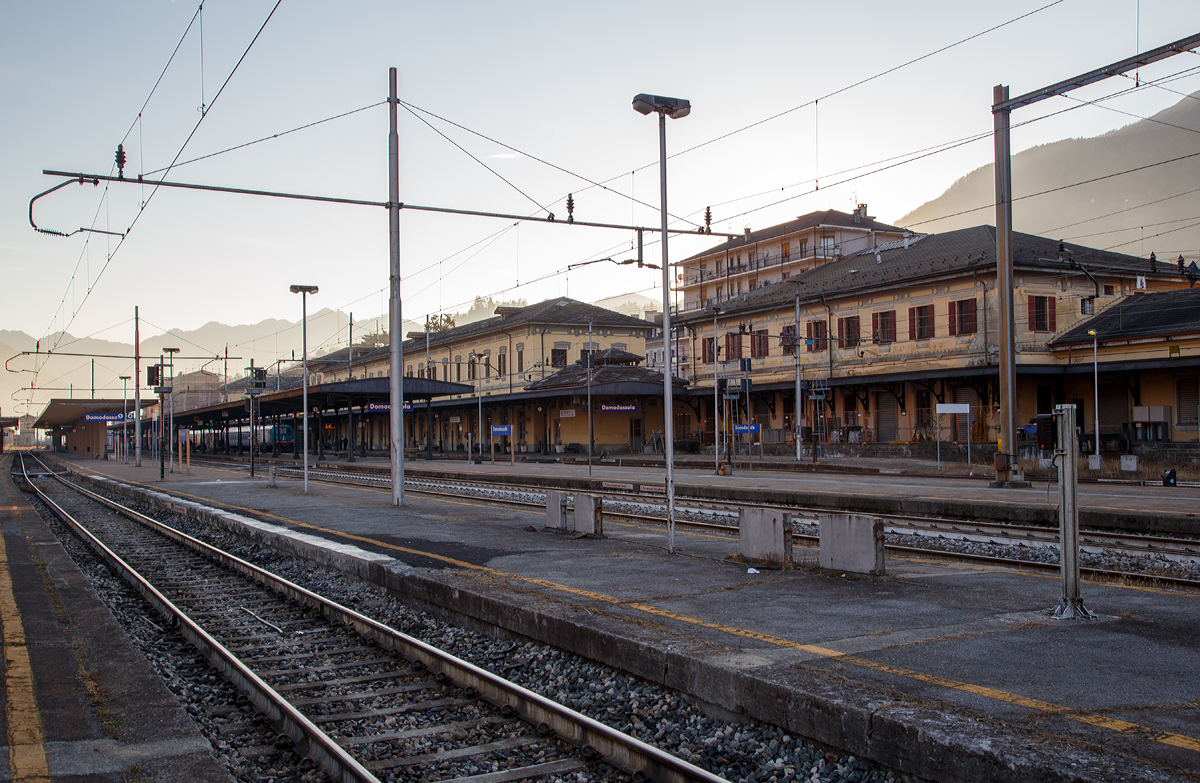 
Der Bahnhof Domodossola im Piemont (I) am 27.012.2015.