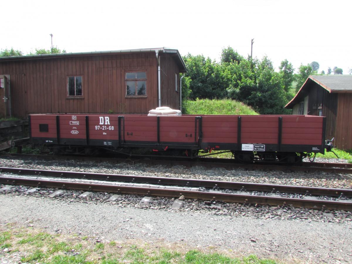 Der Gw 97-21-68 stand in Cranzahl abgestellt am 12.Juli.2013