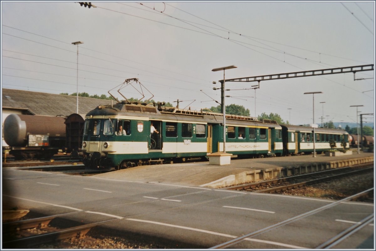 Der MThB ABDe 4/4  Konstanz  erreicht mit seinem Bt Konstanz.

6. Juni 1992