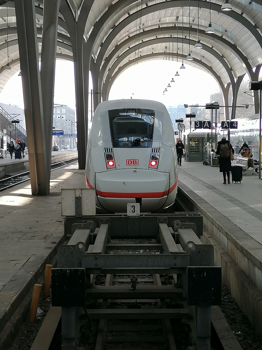 Der neue IC im Kieler Hbf...14.02.2021