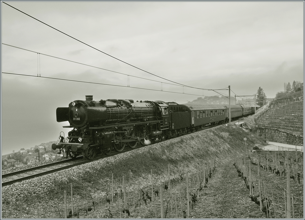 Die 01 202 zwischen Chexbres und Vevey.
18. Jan. 2014