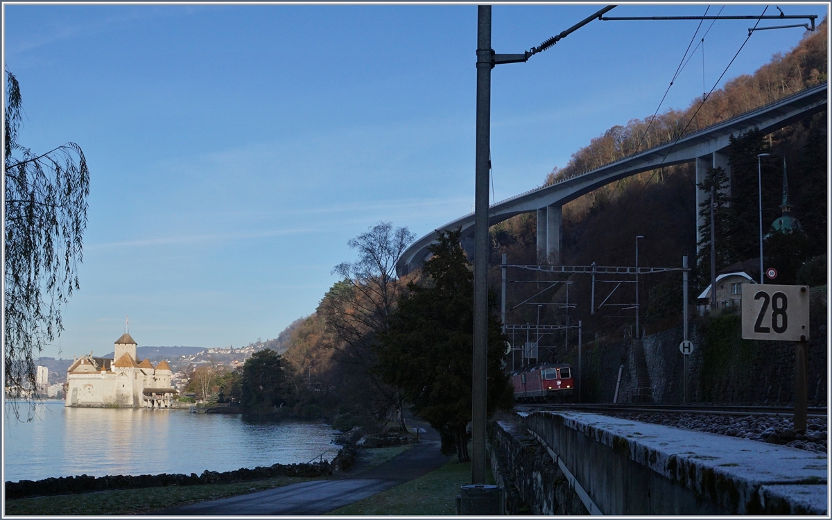 Die Bahn beim Château de Chillon auf eine etwas andere Art.
6. Dez. 2016