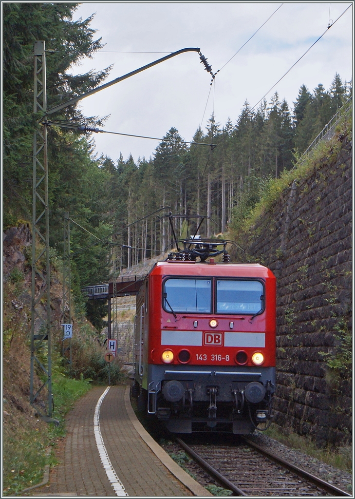 Die DB 143 316-8 erreicht Seebruck.
14. Sept. 2015