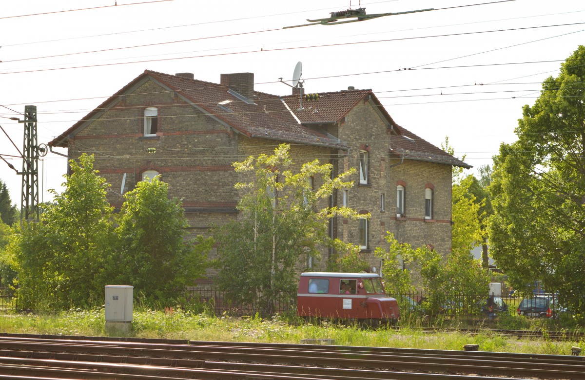Die letzte Draisinenfahrt der Bahnwelttage 2015 am 17.05.2015