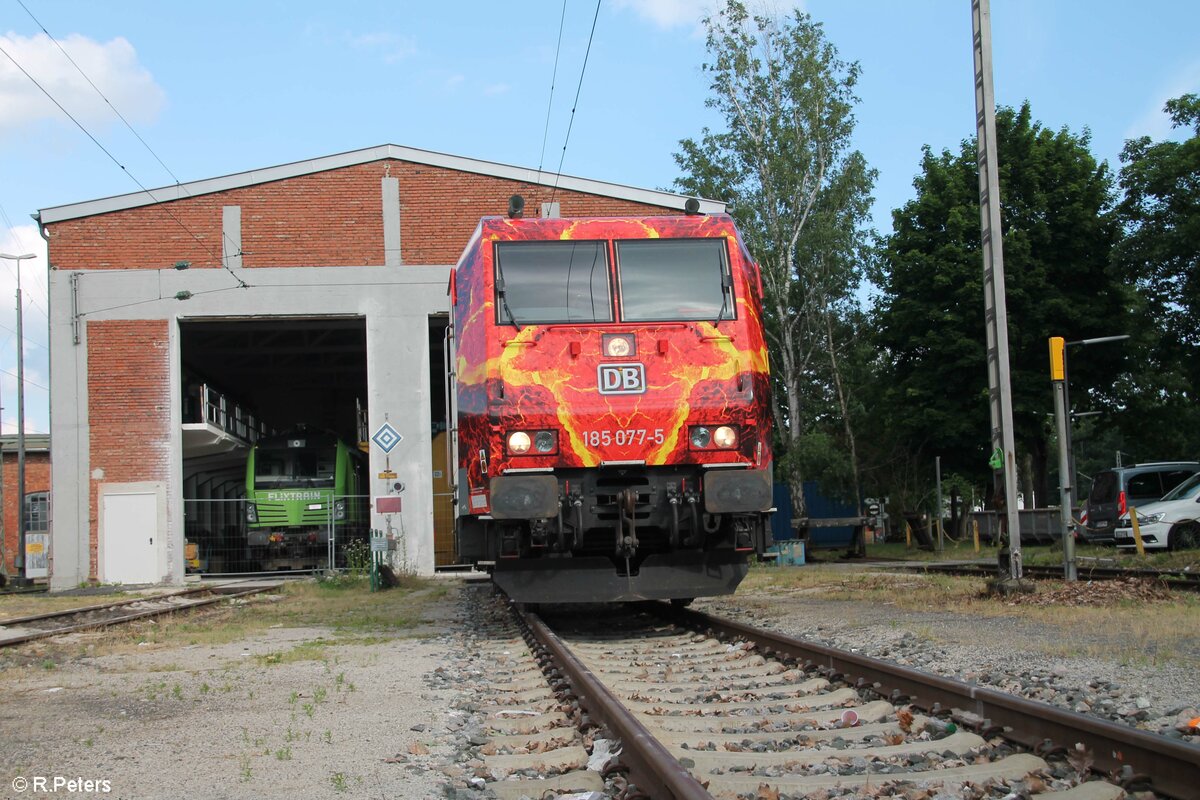 Die neue Werbelok von DB Cargo in Nürnberg. 02.07.21