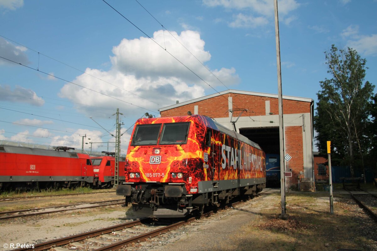 Die neue Werbelok von DB Cargo in Nürnberg. 02.07.21