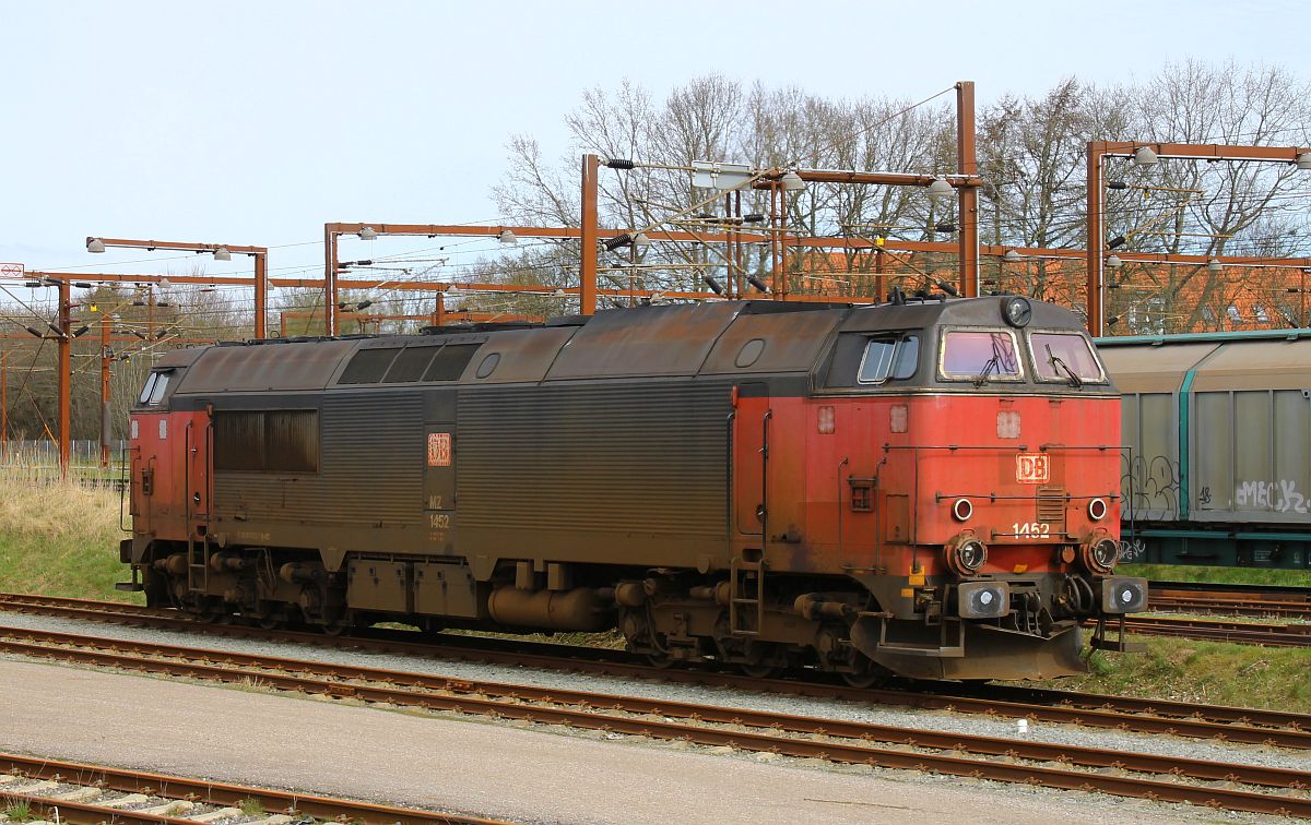 Die noch in ihrer Originallackierung fahrende DBCSC MZ 1452 vor der Viking Werkstatt in Pattburg 04.04.2023