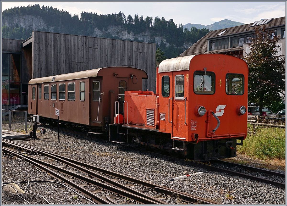 Die ÖBB 2092.01 (HF 130-C) der BWB in Bezau.
9. Juli 2017