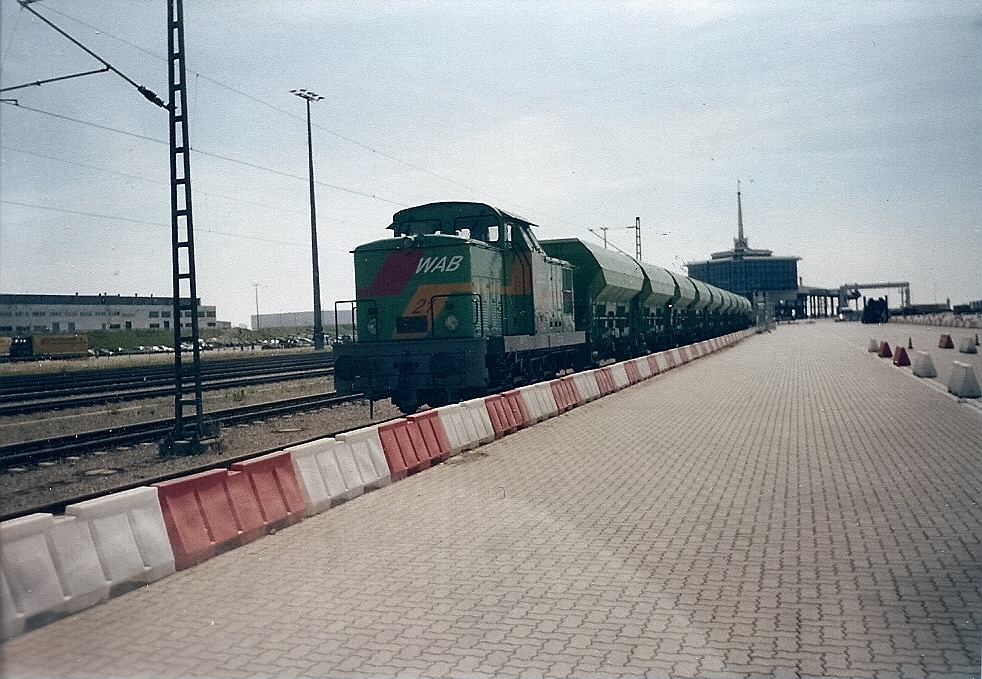 Die WAB 21 im F�hrhafen Mukran.
