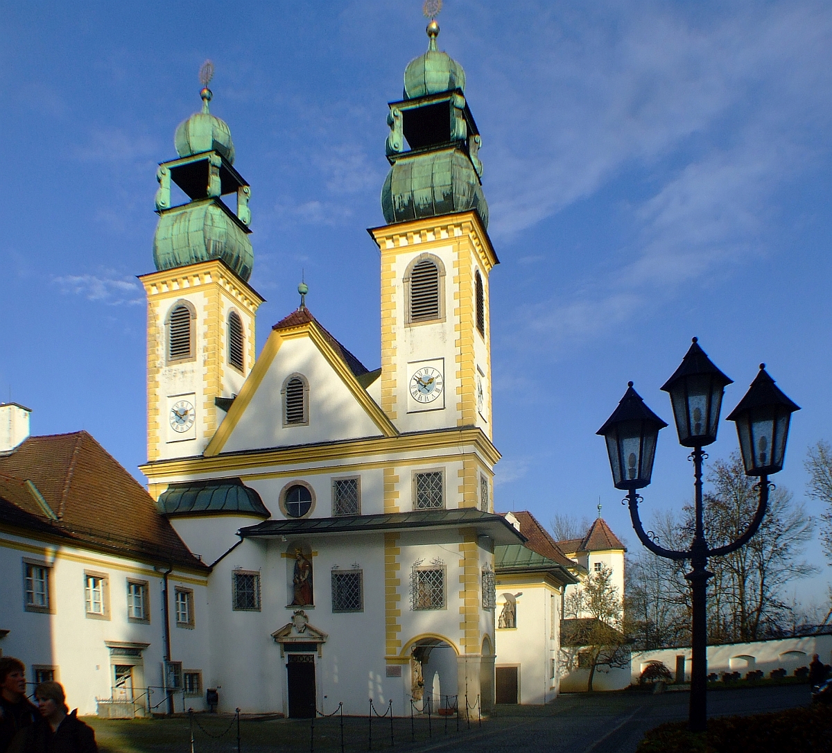 
Die Wallfahrtskirche Mariahilf in Passau am 21.11.2009.