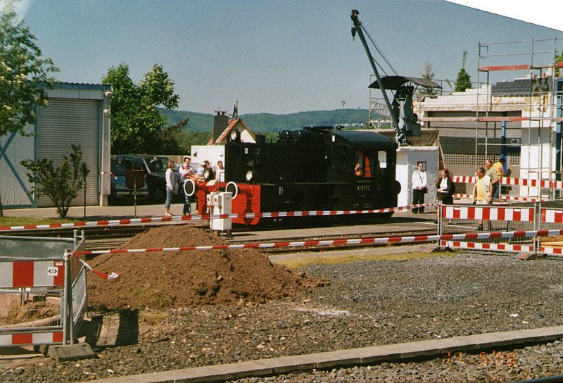 Diese K�f stand im Jahr 2008 beim Bahnhofsfest in K�nigstein f�r F�hrerstands mitfahrten bereit.