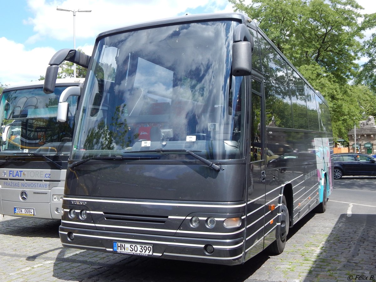 Drögmöller Volvo B12-600 von EWS Omnibusse aus Deutschland (ex Barthau) in Berlin.