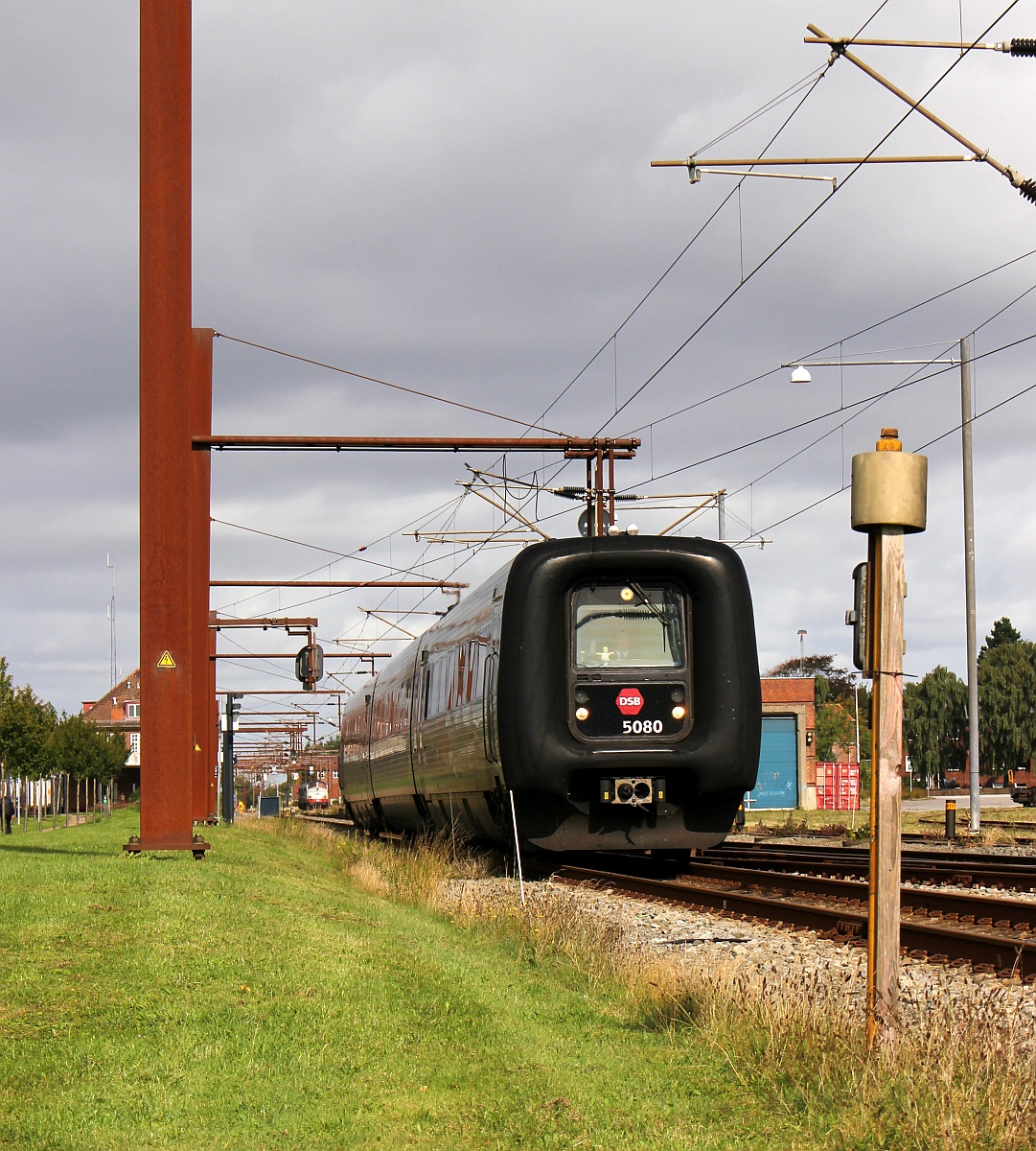 DSB MFA/FF/MFB 50/54/5280 auf dem Weg nach Flensburg. Padborg 10.09.2020