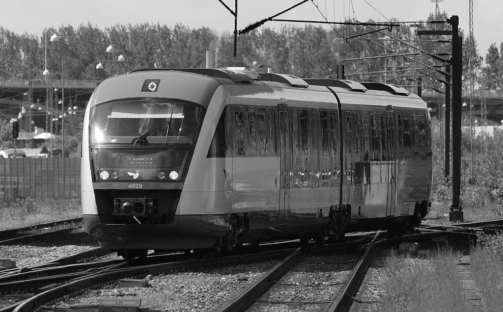 DSB MQ 41/4928 wird zur Fahrt nach Grenaa bereit gestellt. Aarhus 13.05.2011