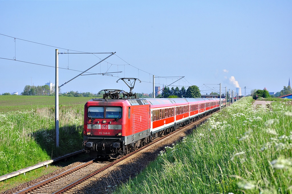 Ebenfalls am 20.05.2014 war die 112 146 mit einem Sonderzug nach Berlin unterwegs.