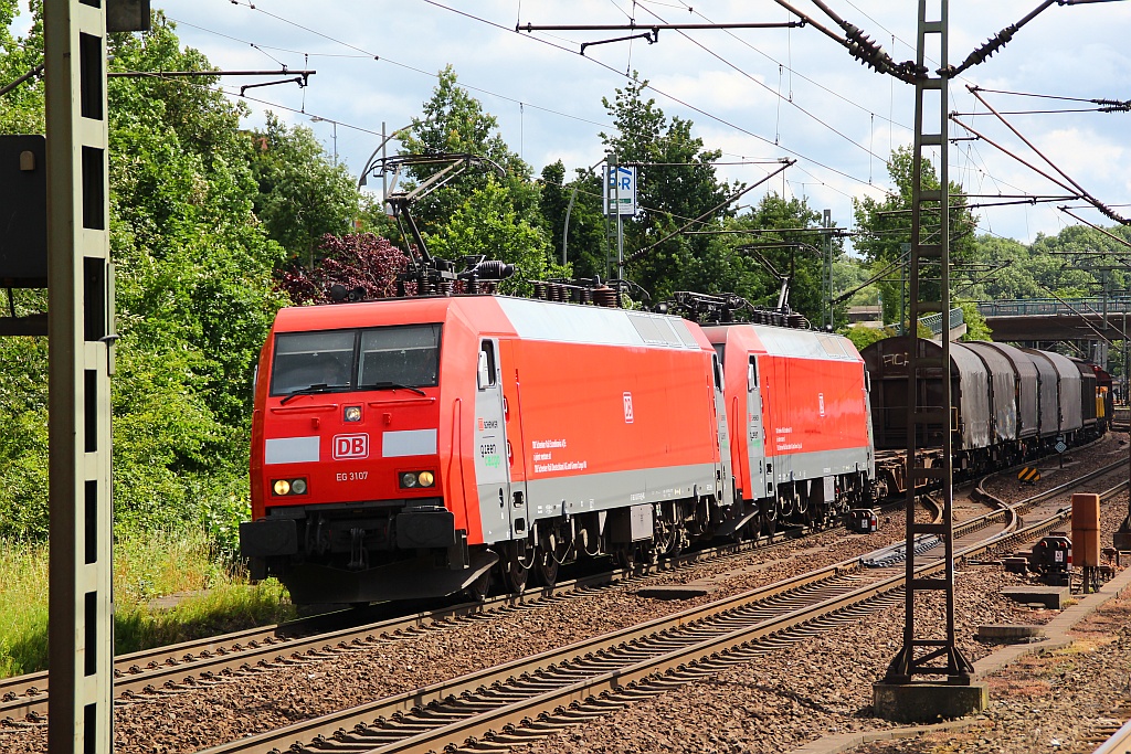 EG 3107 und 3106 Hamburg-Harburg 15.07.2012 