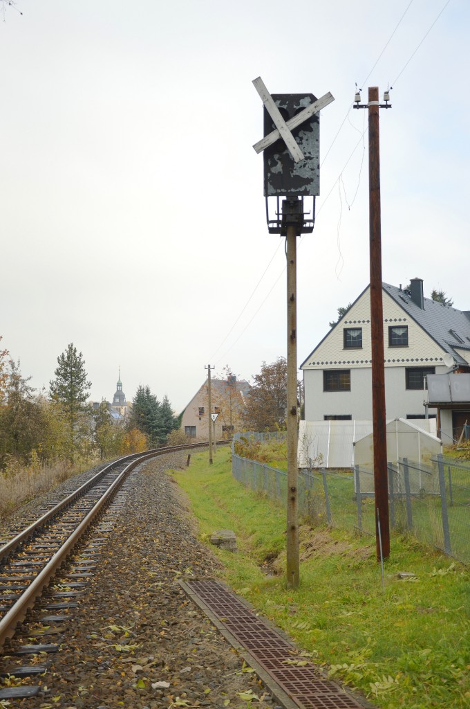 Ein altes Signal vor Cranzahl am 27.10.2015