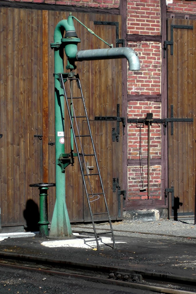 ein funktionsf�higer und  t�glich genutzter Wasserkran in Radeburg. 30.09.2012 12:46 Uhr