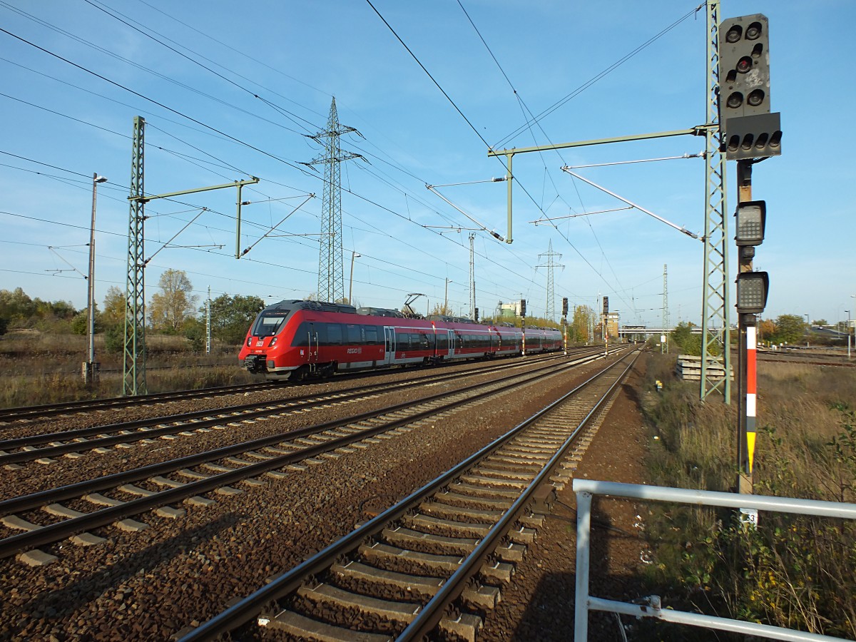 Ein letzter TALENT: 442 331 als RB14 von Senftenberg in Sch�nefeld am 22.10.13