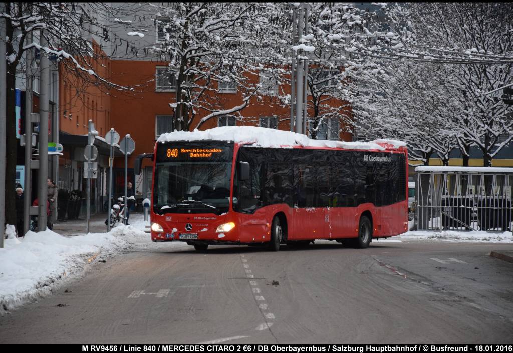 Ein MERCEDES CITARO 2 6 vom Oberbayernbus in Salzburg.