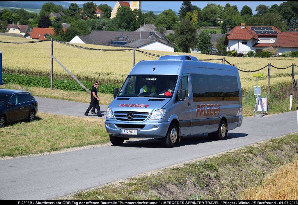 Ein MERCEDES SPRINTER TRAVEL von Pfleger Reisen