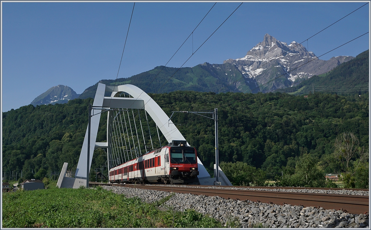 Ein Region Alps Domino auf dem Weg nach Aigle kurz vor Bex. 

25. Juni 2019