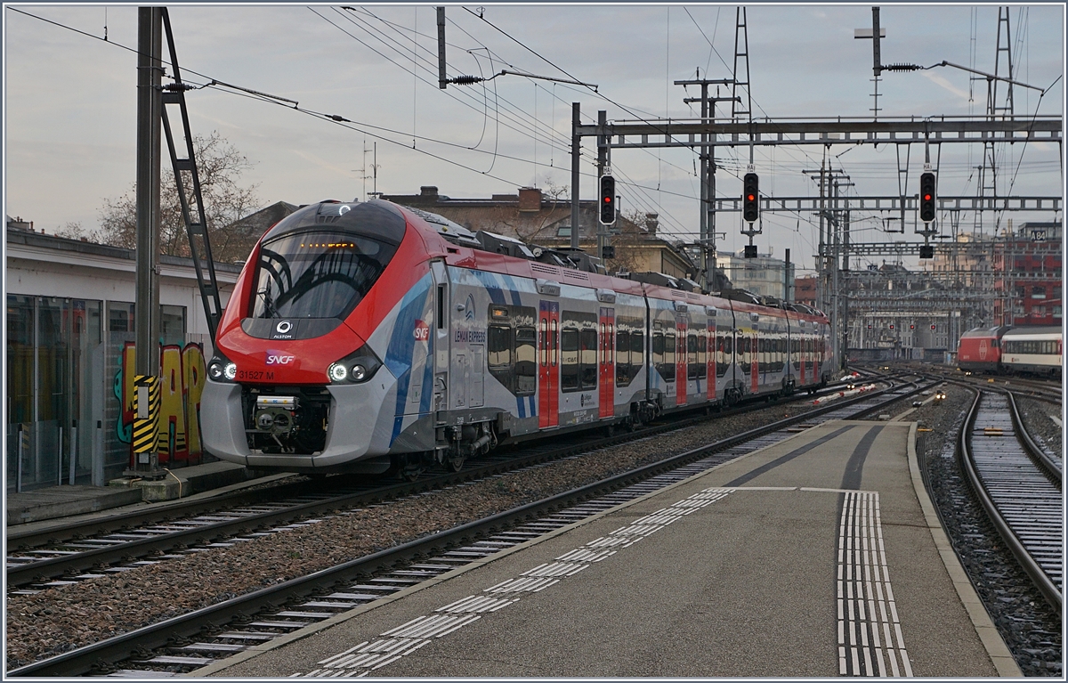 Ein SNCF Z 31500  Lman Express  erreicht Genve. 

21. Jan. 2020