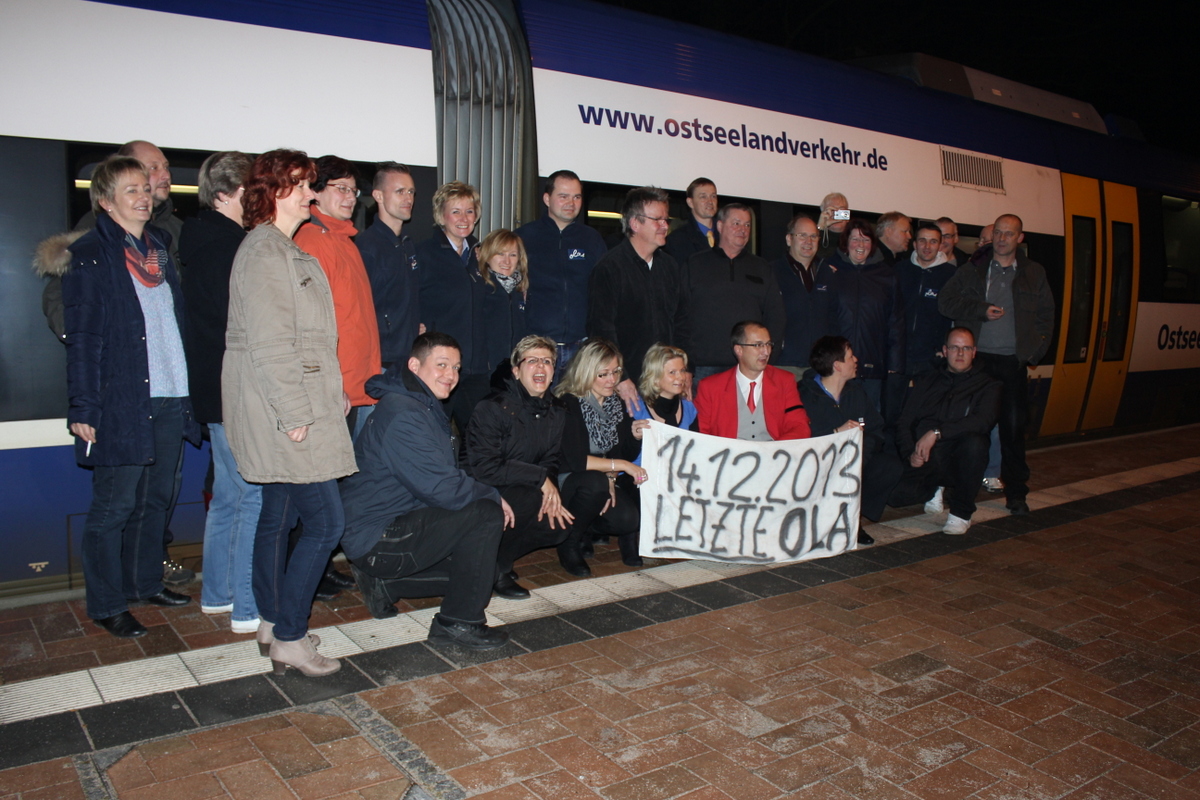 Ein Teil der OLA Mitarbeiter bei der letzten Fahrt nach Ueckermünde Stadthafen in Ueckermünde!