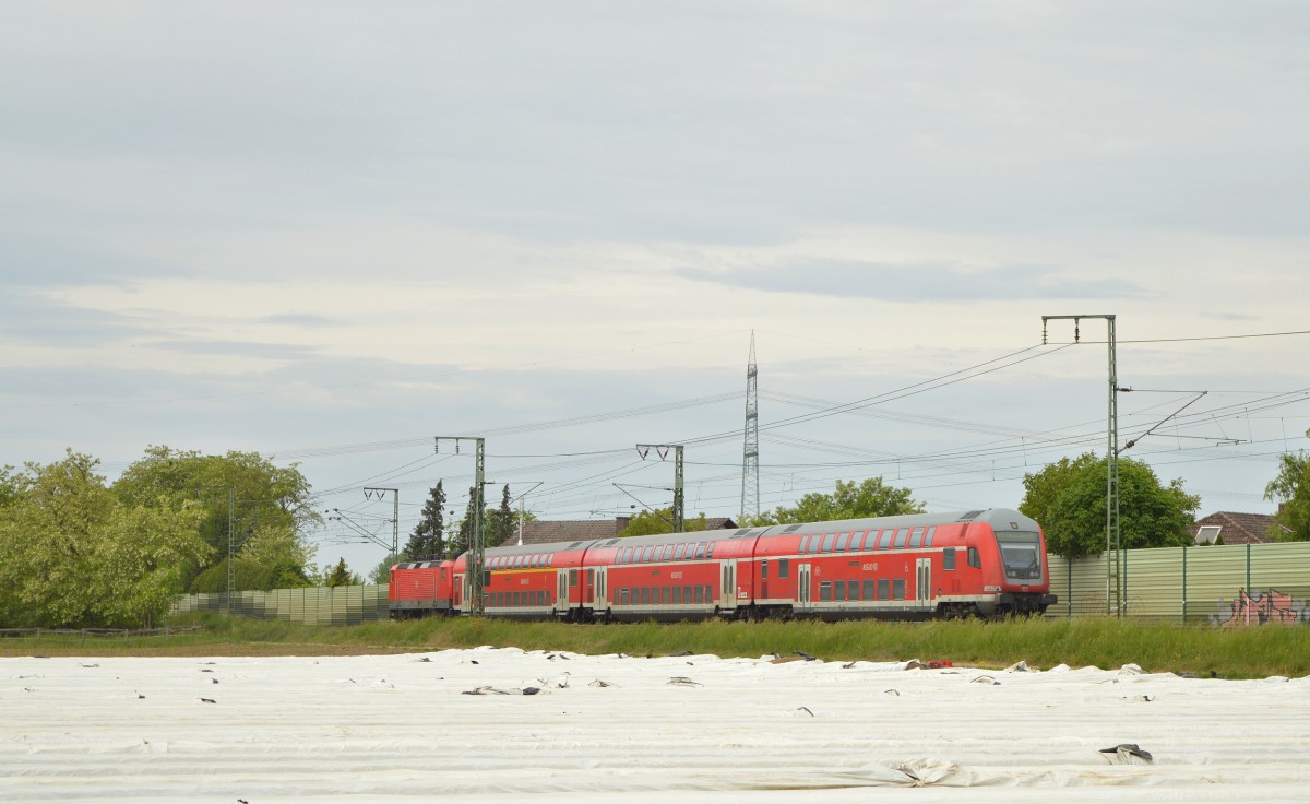 Eine RB 75 bei Braunshardt am 16.05.2015