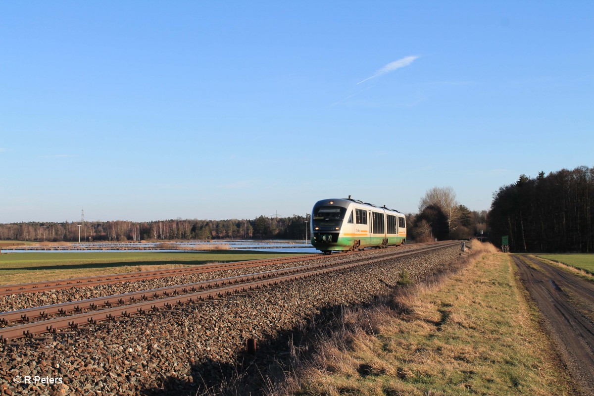 Eine VBG nach Marktredwitz bei Oberteich. 29.01.16