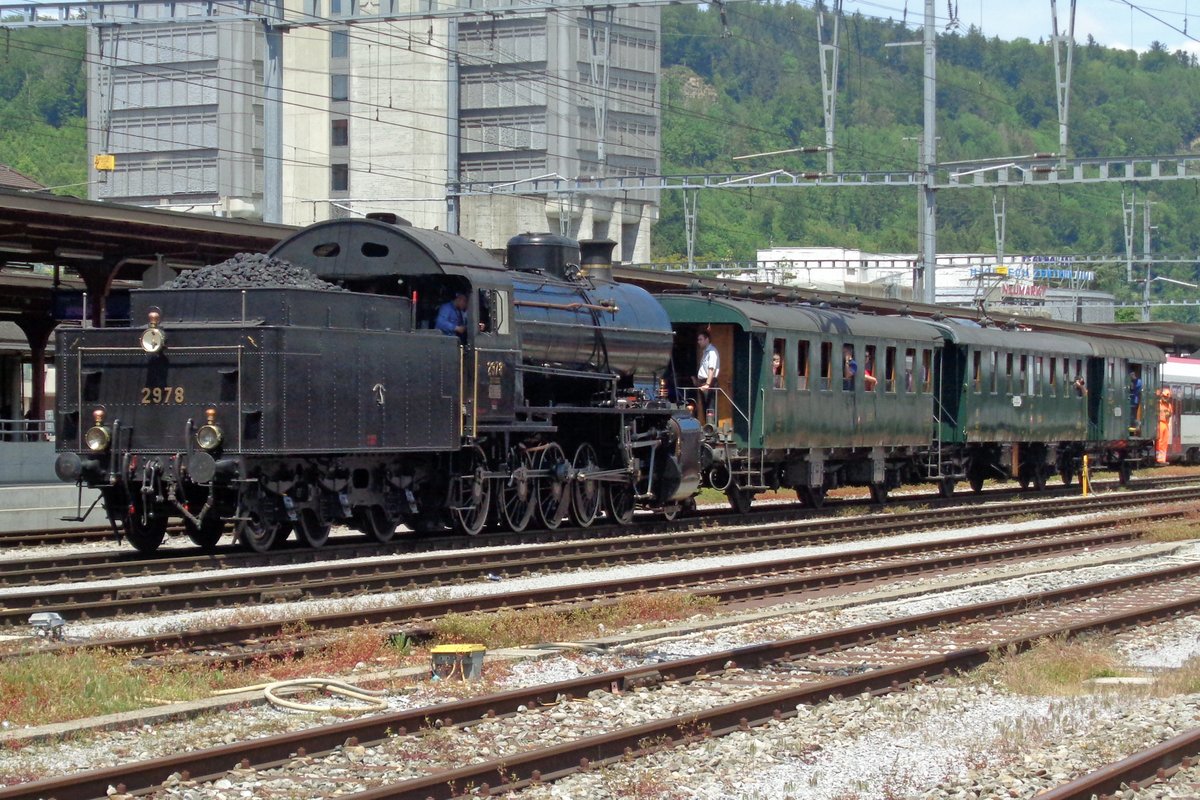 Elefanten 2978 steht mit ein Sonderzug in Brugg AG am 26 Mai 2018.