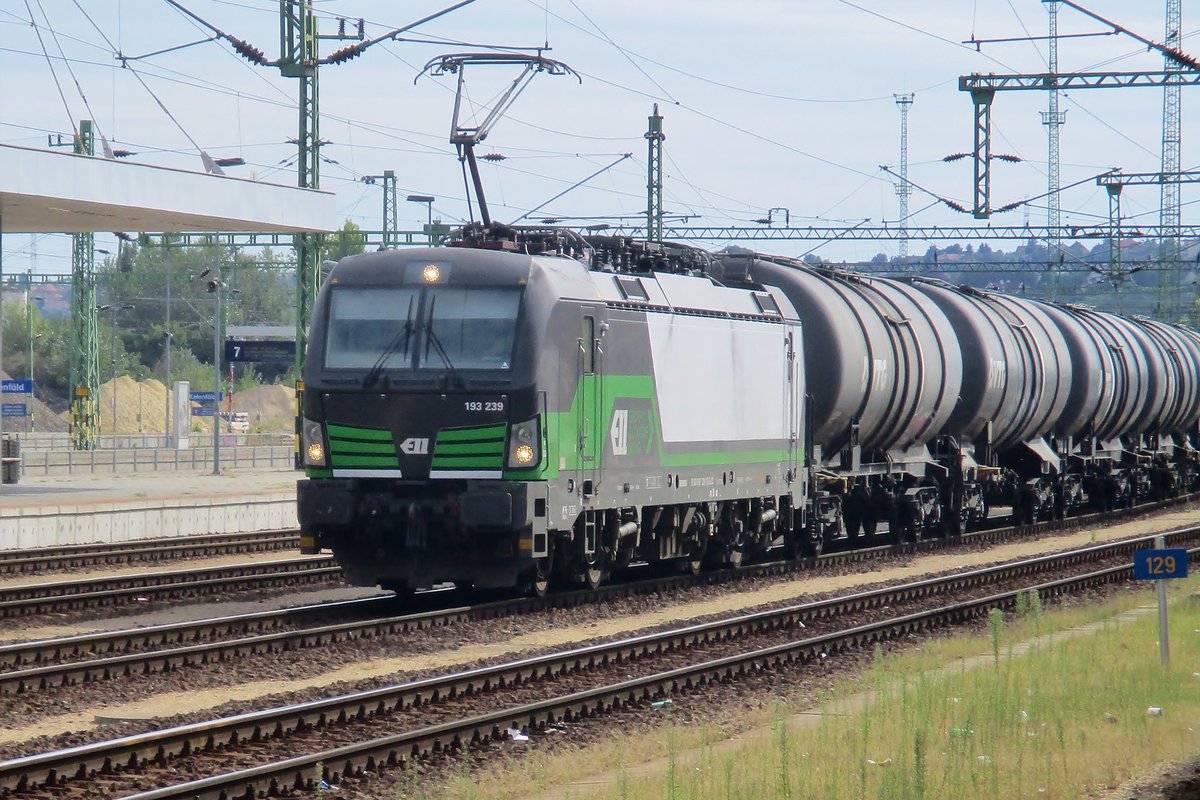 ELL 193 239 durchfahrt am 11 September 2018 Kelenföld.