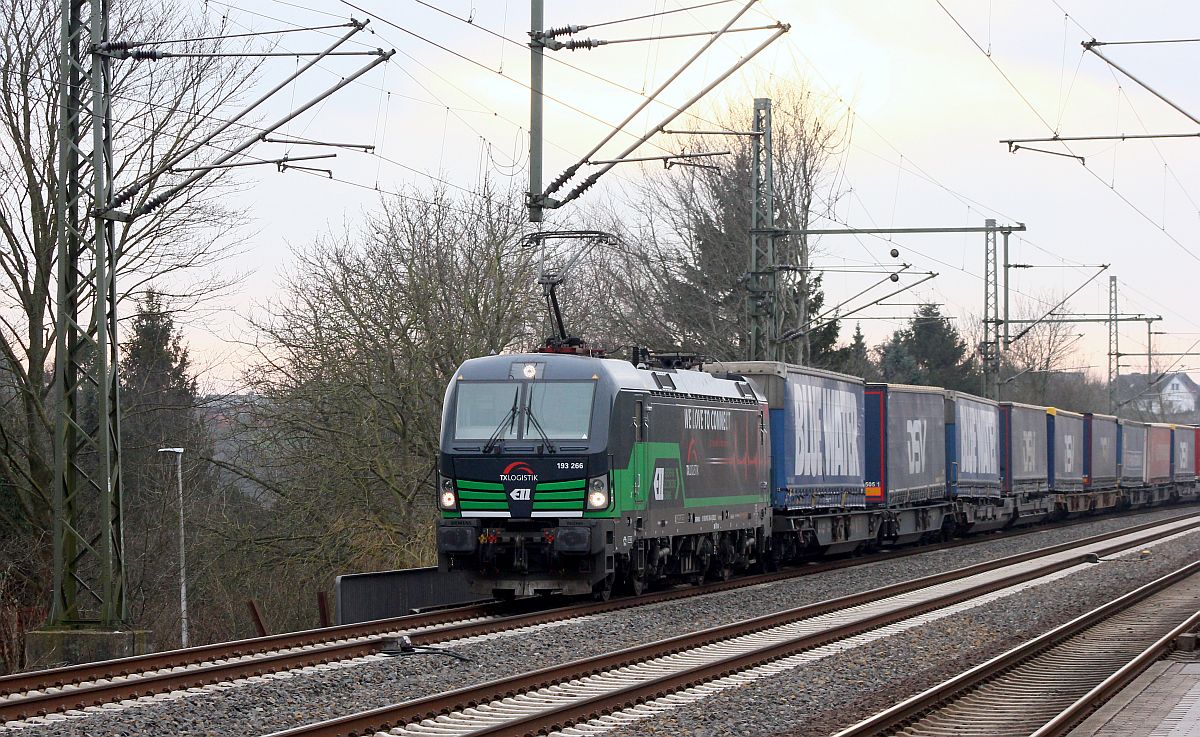 ELL/TXL 6193 266 mit Lauritzen nach Dänemark. Schleswig 13.03.32017