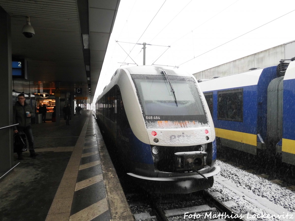 Erixx 648 484 / 984 im Bahnhof Hannover Hbf am 16.1.16